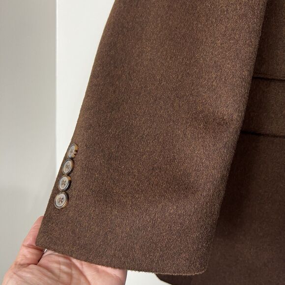 Paul Fredrick Blazer Sport Coat Brown Camel Hair Men’s 48 Long - Picture 2 of 12